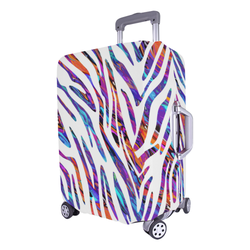 Luggage Cover Zebra Print Luggage Cover/Large 26"-28"