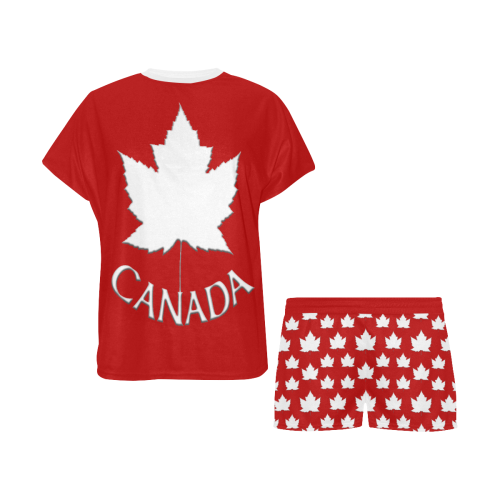Cute Canada Sleepwear Women's Short Pajama Set