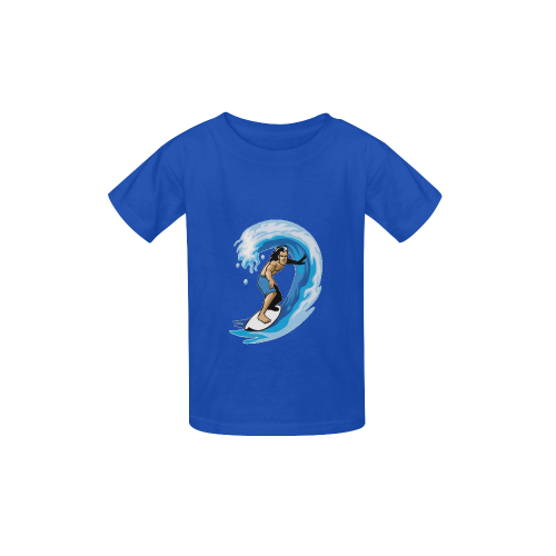 surfing Kid's  Classic T-shirt (Model T22)