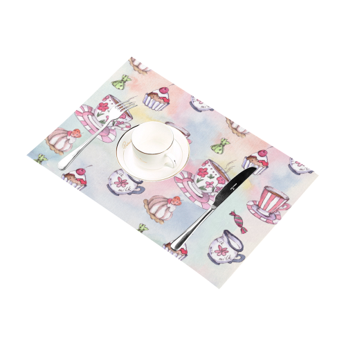 Coffee and sweeets Placemat 12’’ x 18’’ (Four Pieces)