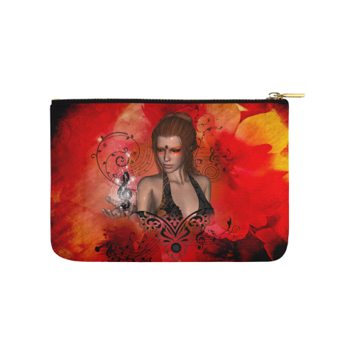 Fairy with clef Carry-All Pouch 9.5''x6''