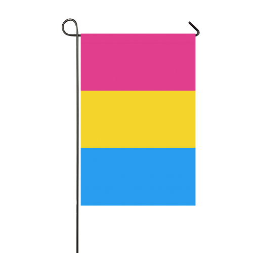Pansexual Flag Garden Flag 12‘’x18‘’（Without Flagpole）