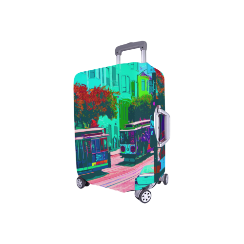 SanFrancisco_20170110_by_JAMColors Luggage Cover/Small 18"-21"