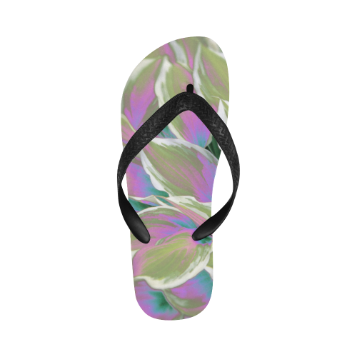 leafs_abstract 07 Flip Flops for Men/Women (Model 040)