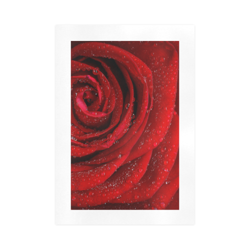 Red rosa Art Print 16‘’x23‘’