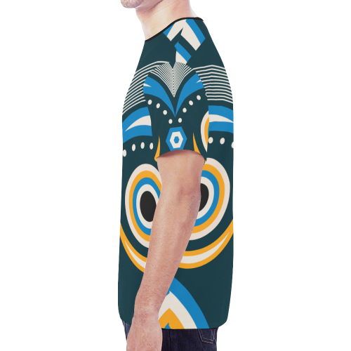 lulua tribal New All Over Print T-shirt for Men/Large Size (Model T45)