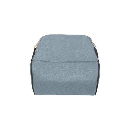 color light slate grey Multi-Function Diaper Backpack/Diaper Bag (Model 1688)