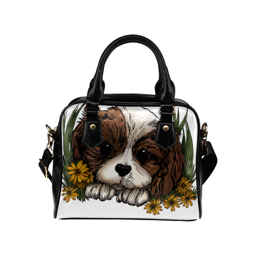 Puppy Shoulder Handbag (Model 1634)
