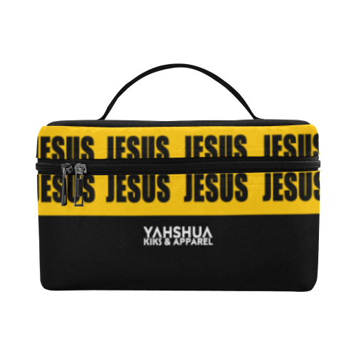 JESUS YELLOW Cosmetic Bag/Large (Model 1658)