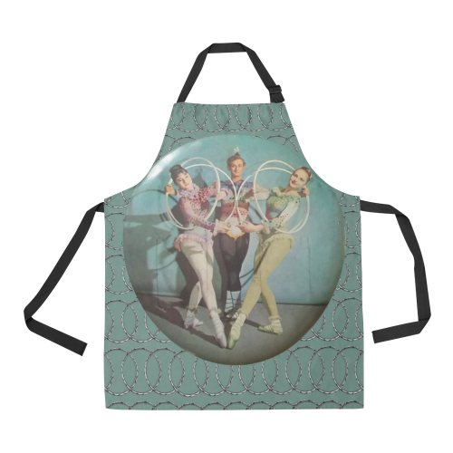 Let's Hoop All Over Print Apron
