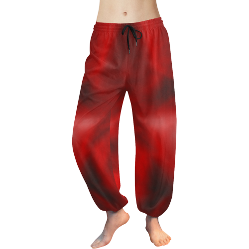 Red depth Women's All Over Print Harem Pants (Model L18)