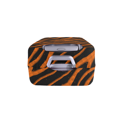 Ripped SpaceTime Stripes - Orange Luggage Cover/Large 26"-28"