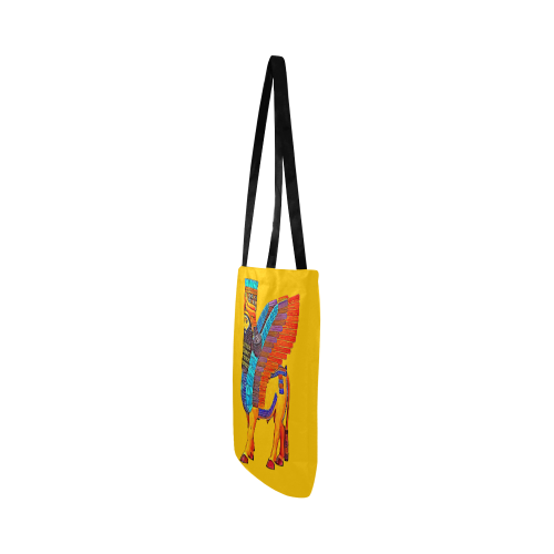 Colorful Lamassu Reusable Shopping Bag Model 1660 (Two sides)