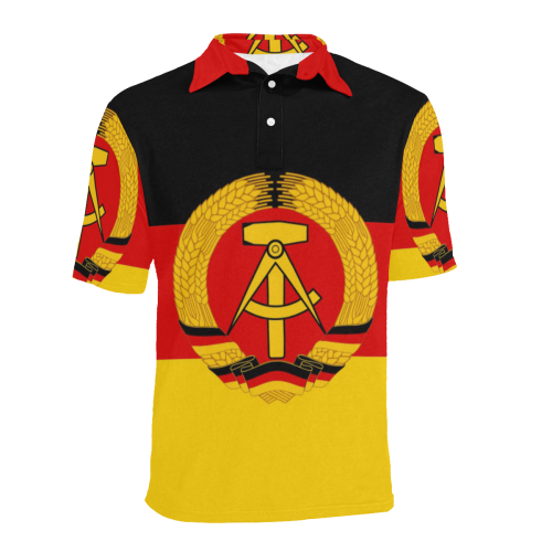 GDR Men's All Over Print Polo Shirt (Model T55)