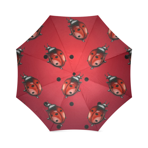 Red Ladybug Foldable Umbrella (Model U01)