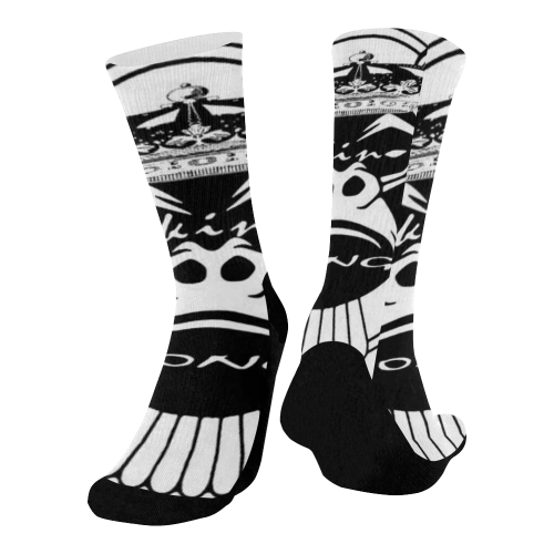 KINKONG CROWN SOCKS Mid-Calf Socks (Black Sole)