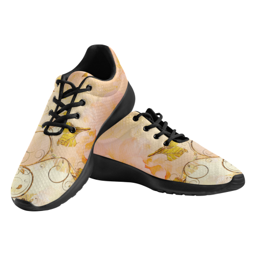 Beautiful flowers in soft colors Women's Athletic Shoes (Model 0200)