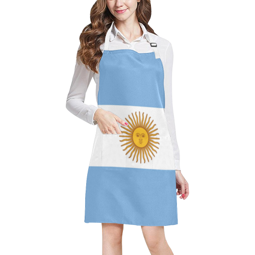 Argentina Flag All Over Print Apron