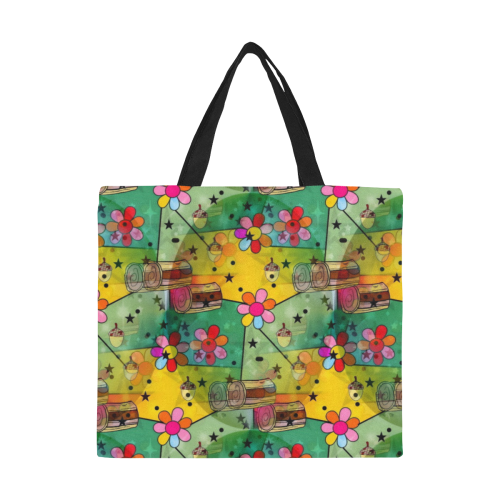 Fall by Nico Bielow All Over Print Canvas Tote Bag/Large (Model 1699)