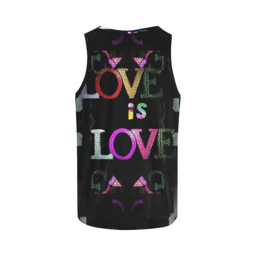 Love is Love by Nico Bielow All Over Print Tank Top for Women (Model T43)