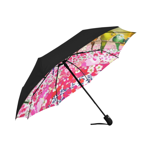 Summer Budgies 2 Anti-UV Auto-Foldable Umbrella (Underside Printing) (U06)