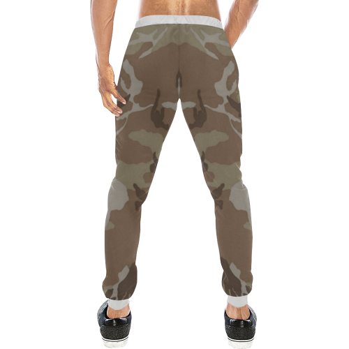 CAMOUFLAGE-DESERT 2 Men's All Over Print Sweatpants (Model L11)