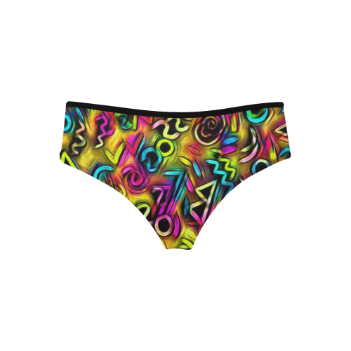 funky doodle  by JAMColors Women's Hipster Panties (Model L33)