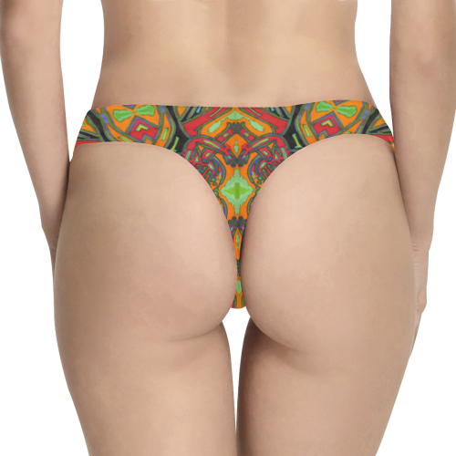 Transient Women's All Over Print Thongs (Model L30)