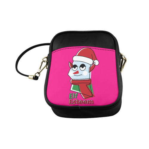 Elf Esteem CHRISTMAS HOT PINK Sling Bag (Model 1627)