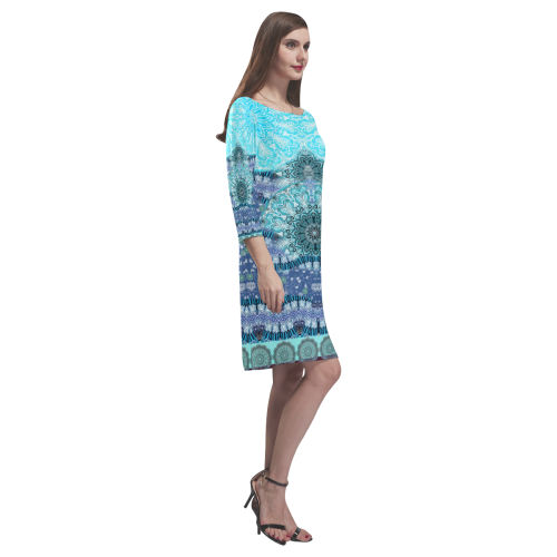 boheme Rhea Loose Round Neck Dress(Model D22)