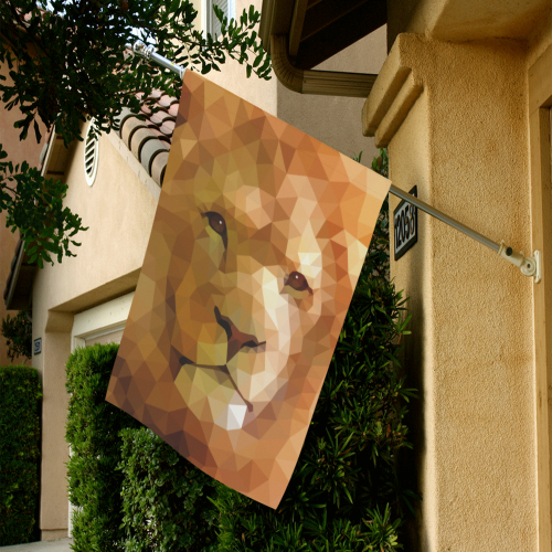 Polymetric Lion Garden Flag 28''x40'' （Without Flagpole）