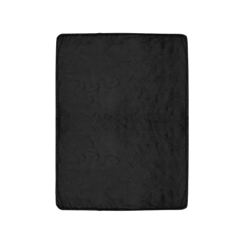 color black Ultra-Soft Micro Fleece Blanket 30''x40''