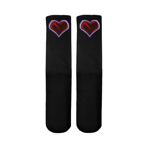 "Sacred" Logo Socks 3 Mid-Calf Socks (Black Sole)