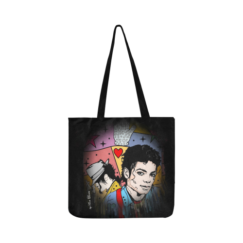 King Michael Popart By Nico Bielow Reusable Shopping Bag Model 1660 (Two sides)