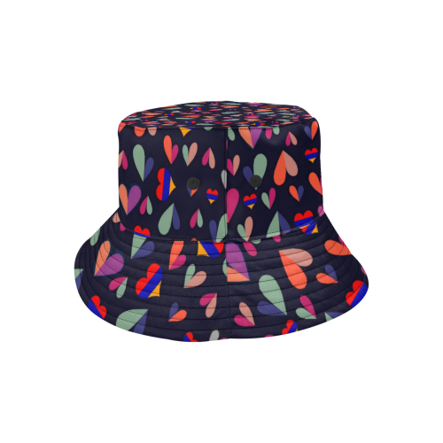 Armenian Hearts All Over Print Bucket Hat