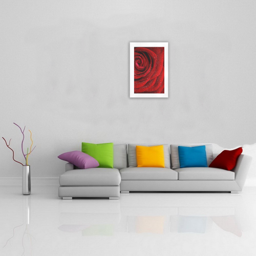 Red rosa Art Print 16‘’x23‘’
