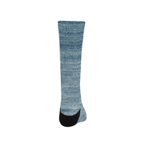 Jeans Pattern by K.Merske Men's Custom Socks