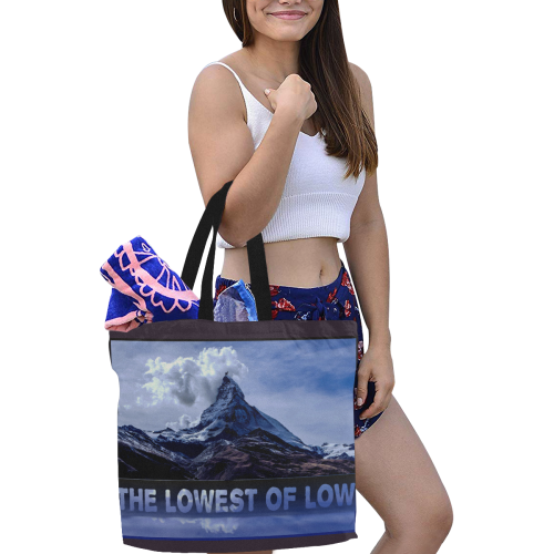 Lowest of Low Matterhorn All Over Print Canvas Tote Bag/Large (Model 1699)