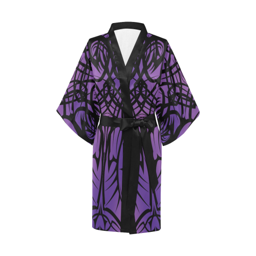 Purple Tribal Kimono Robe Kimono Robe