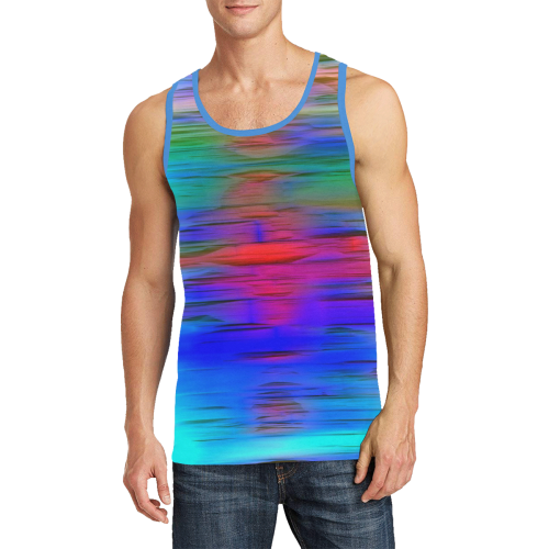 noisy gradient 1 by JamColors Men's All Over Print Tank Top (Model T57)