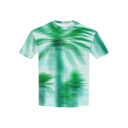 Palm Beach Kids' All Over Print T-shirt (USA Size) (Model T40)