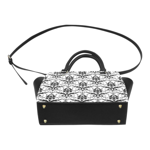 Black&White Classic Shoulder Handbag (Model 1653)