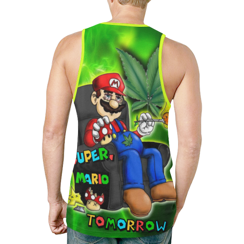 Weed - Mario New All Over Print Tank Top for Men (Model T46)