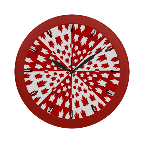 Canada Souvenir Wall Clocks Circular Plastic Wall clock