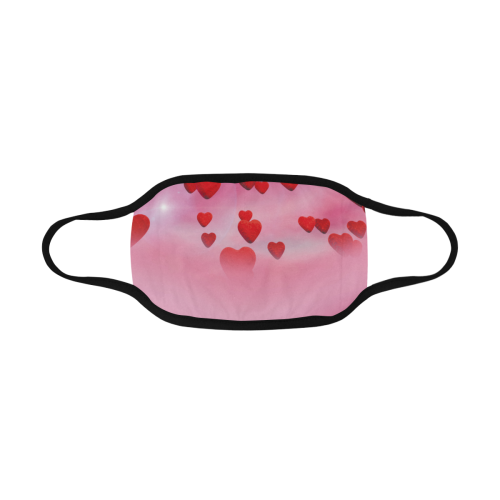 lovely romantic sky heart pattern for valentines day, mothers day, birthday, marriage - face mask Mouth Mask (15 Filters Included) (Non-medical Products)