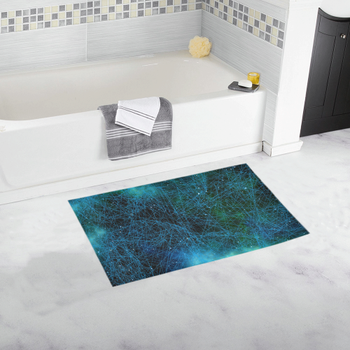 System Network Connection Bath Rug 16''x 28''
