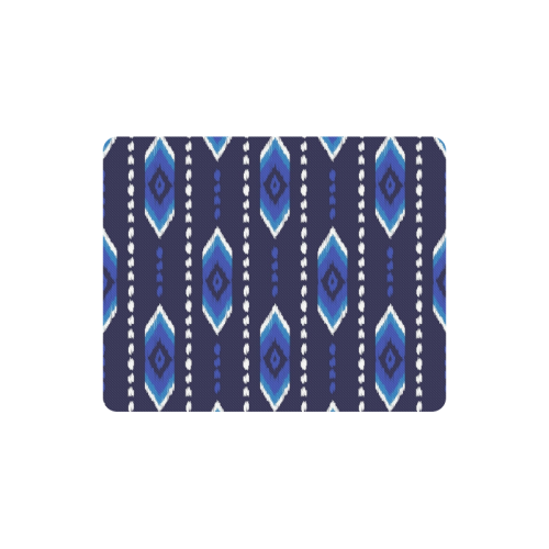 Aztec - Blue Rectangle Mousepad
