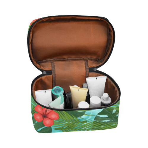 Tropical Vacation Cosmetic Bag/Large (Model 1658)