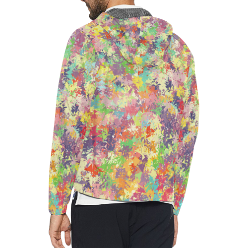 colorful pattern Unisex All Over Print Windbreaker (Model H23)