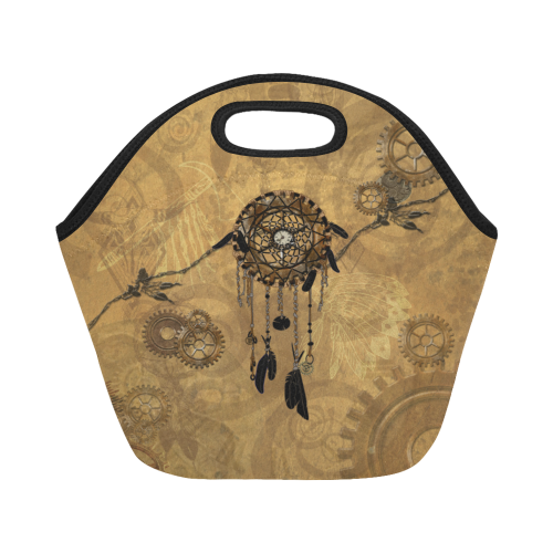 Steampunk Dreamcatcher Neoprene Lunch Bag/Small (Model 1669)